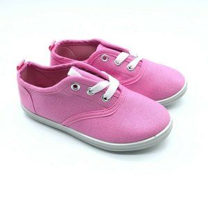 Zoogs Toddler Girls Sneakers Canvas Low Top Lace Up Pink Size 10